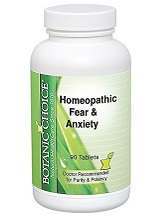 Homeopathic Fear and Anxiety Botanic Choice Review